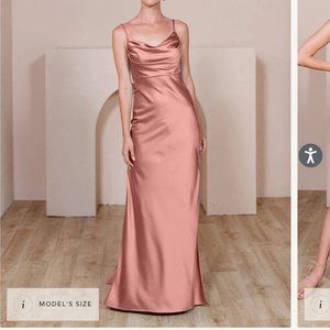 Revelry Skye Satin maxi dress